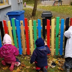 Kita Johanngeorgenstadt Kinder streichen