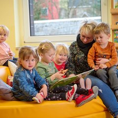 Betreuerin List Kinder vor 