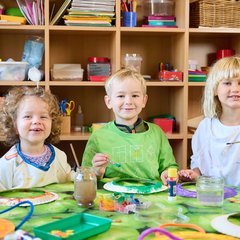 Kinder in der Kita Bienenkorb